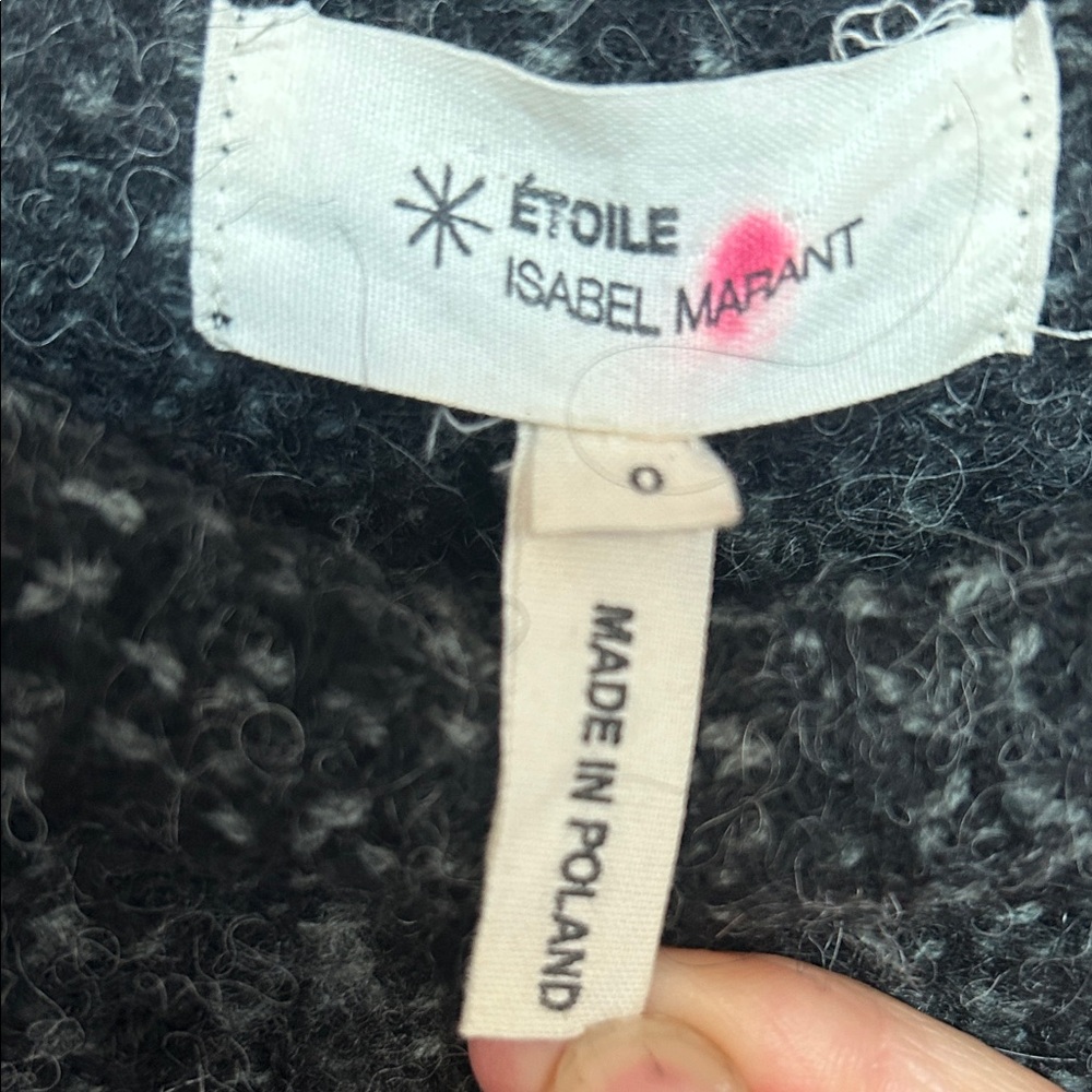 Isabel Marant Étoile Black and Gray Sweater Size 0